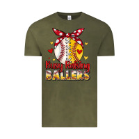 Vintage Olive busy raising ballers Vintage Tee - JahusDesignShop