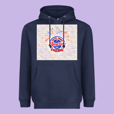 America And Freedom Heavyweight Hoodie Designed By Tumblerdesignbyshophia
