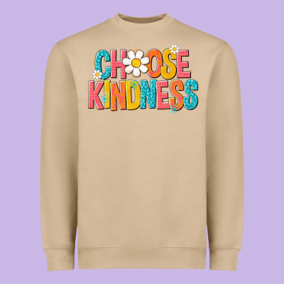 Choose Kindness Heavyweight Sweatshirt Designed By Nancycooperartshop