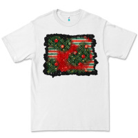 White christmas ornament background Premium Tee - BundleAndBundleShop