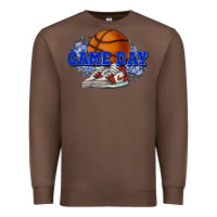Chestnut game day basketball Premium Sweatshirt - HowdyJamesFarm