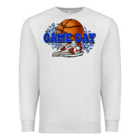 Oatmeal Heather game day basketball Premium Sweatshirt - HowdyJamesFarm