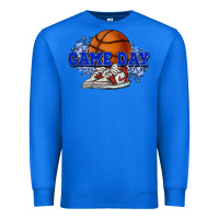 True Royal game day basketball Premium Sweatshirt - HowdyJamesFarm