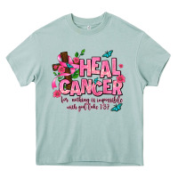 Arona heal cancer Heavy Core Tee - AdoDesignShop