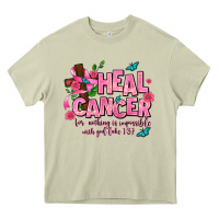Mossy heal cancer Heavy Core Tee - AdoDesignShop