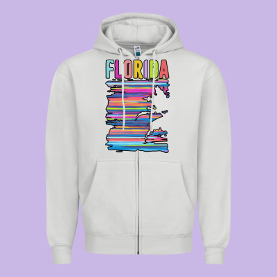 Florida Zipper Hoodie Designed By Bettercallsaul