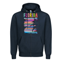 Navy Florida Zipper Hoodie - Bettercallsaul