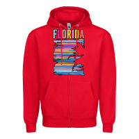 Red Florida Zipper Hoodie - Bettercallsaul