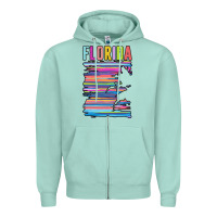 Seafoam Florida Zipper Hoodie - Bettercallsaul