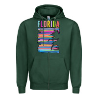 Sports Green Florida Zipper Hoodie - Bettercallsaul