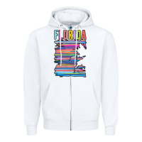 White Florida Zipper Hoodie - Bettercallsaul
