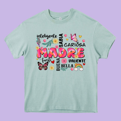 Ella Es Mama Heavy Core Tee Designed By Jahusdesignshop