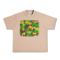 Burro mardi gras fleur de lis and leopard background Urban Heavy Tee - AdoDesignShop