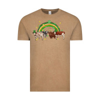 Vintage Coffee cow st patrick days Vintage Tee - MaliasSmallBusiness