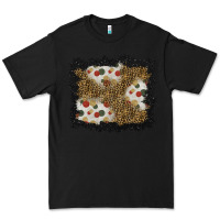 Black christmas mistletoe background Premium Tee - BundleAndBundleShop