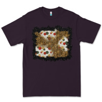 Plum christmas mistletoe background Premium Tee - BundleAndBundleShop
