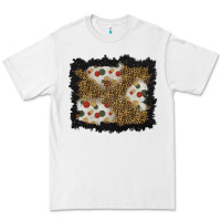 White christmas mistletoe background Premium Tee - BundleAndBundleShop