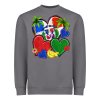 Storm dominican repuclic hearts Heavyweight Sweatshirt - NancyCooperArtShop