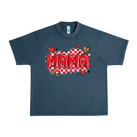 Midnight Navy valentine mama Urban Heavy Tee - MaliasSmallBusiness