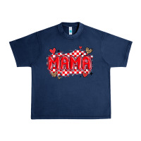 Navy valentine mama Urban Heavy Tee - MaliasSmallBusiness