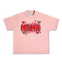 Salmon valentine mama Urban Heavy Tee - MaliasSmallBusiness