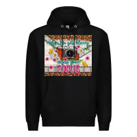 Black when life gets blurry adjust your focus Premium Hoodie - TumblerDesignByShophia