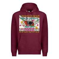 Burgundy when life gets blurry adjust your focus Premium Hoodie - TumblerDesignByShophia