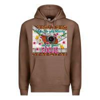 Chestnut when life gets blurry adjust your focus Premium Hoodie - TumblerDesignByShophia