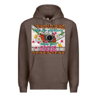 Coffee when life gets blurry adjust your focus Premium Hoodie - TumblerDesignByShophia