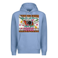 Colony Blue when life gets blurry adjust your focus Premium Hoodie - TumblerDesignByShophia