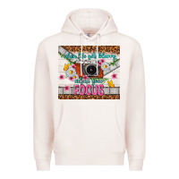 Pale Pink when life gets blurry adjust your focus Premium Hoodie - TumblerDesignByShophia