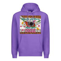 Purple when life gets blurry adjust your focus Premium Hoodie - TumblerDesignByShophia