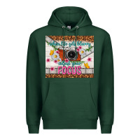 Sports Green when life gets blurry adjust your focus Premium Hoodie - TumblerDesignByShophia