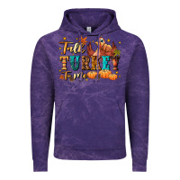 Cloud Purple Talk turkey to me Vintage Hoodie - NancyCooperArtShop