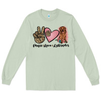 Matcha peace love labrador Long Sleeve Tee - JahusDesignShop