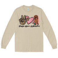 Mushroom peace love labrador Long Sleeve Tee - JahusDesignShop