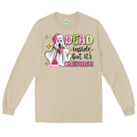 Mushroom dead inside but it's christmas Long Sleeve Tee - MaliasSmallBusiness