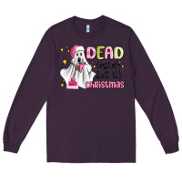 Plum dead inside but it's christmas Long Sleeve Tee - MaliasSmallBusiness