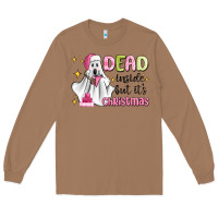 Toasted Coconut dead inside but it's christmas Long Sleeve Tee - MaliasSmallBusiness