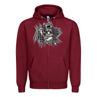 Burgundy St Patricks Day Zipper Hoodie - Bettercallsaul