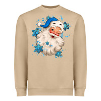 Winter Christmas Santa Claus Heavyweight Sweatshirt | Teevron