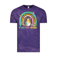 Cloud Purple teach love inspire rainbow Vintage Tee - MaliasSmallBusiness