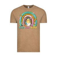 Vintage Coffee teach love inspire rainbow Vintage Tee - MaliasSmallBusiness