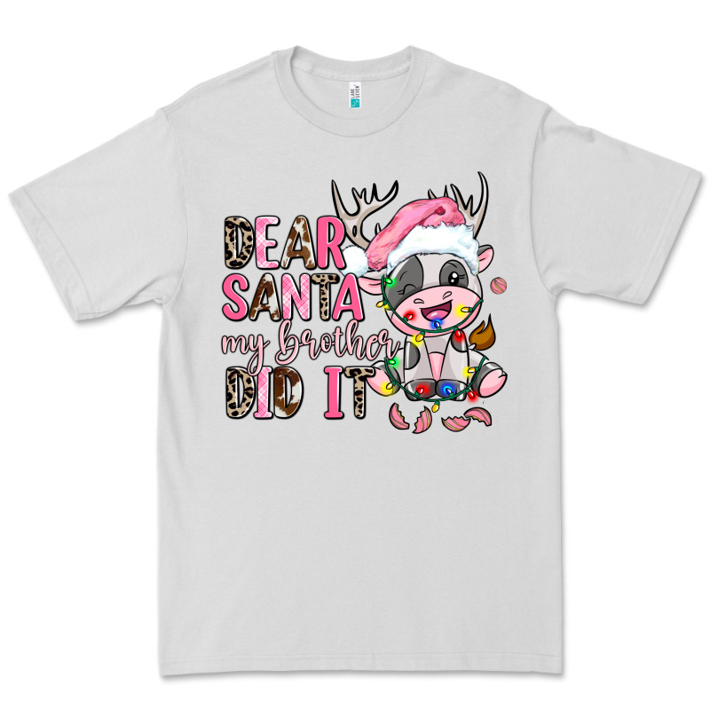 Dear Santa My Brother Did It Premium Tee by AdoDesignShop | Teevron