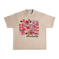French Oak valentines day teacher life Urban Heavy Tee - MaliasSmallBusiness
