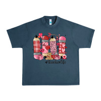 Midnight Navy valentines day teacher life Urban Heavy Tee - MaliasSmallBusiness