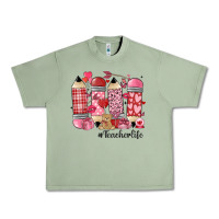 Oil Green valentines day teacher life Urban Heavy Tee - MaliasSmallBusiness