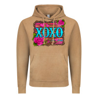 Vintage Camel xoxo valentine's day pink roses and hearts Vintage Hoodie - Jasminsmagicworld