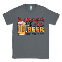 Charcoal Heather crawfish and beer that's why i'm here Classic Tee - MaliasSmallBusiness