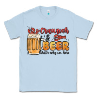 Dusty Blue crawfish and beer that's why i'm here Classic Tee - MaliasSmallBusiness